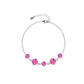 Heart motif bracelet in a variety of colors