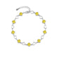 Heart motif bracelet in a variety of colors
