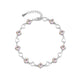 Heart motif bracelet in a variety of colors