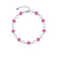 Heart motif bracelet in a variety of colors
