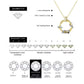Two Tone Twisted Circle Necklace