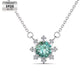 Moissanite Sunshine Necklace in Choice of Colors