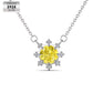 Moissanite Sunshine Necklace in Choice of Colors