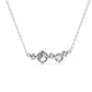 Moissanite 5-strand necklace