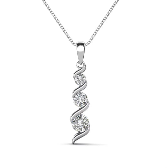 3-Row Stone Necklace