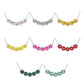 Five-row stone necklace