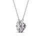 Flower motif necklace