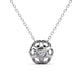 Flower motif necklace
