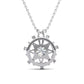 Compass motif necklace