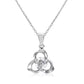 Trefoil motif necklace