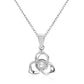 Trefoil motif necklace
