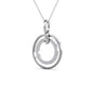 double circle necklace