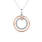 double circle necklace