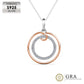 double circle necklace