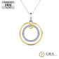 double circle necklace