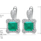 Vintage design agate stone earrings
