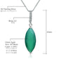Agate Marquise Cut Necklace