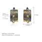 Citrine Sea of ​​Clouds Design Earrings