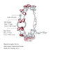 garnet chain bracelet