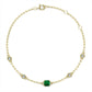 Emerald Station Bracelet