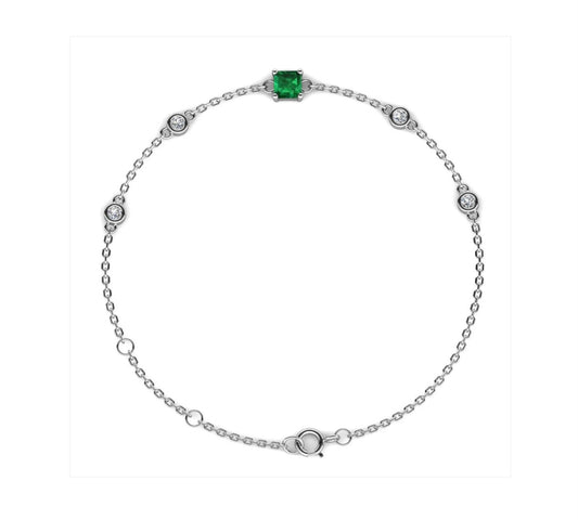 Emerald Station Bracelet