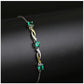 Emerald Twisted Design Bracelet