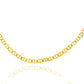 Gold Italian Flat Mariner Chain Link (M)
