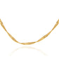 14k Gold Singapore Twisted Chain Link