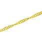 14k Gold Singapore Twisted Chain Link