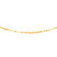 14K Gold Italian Ball Bead Chain Link Chain
