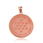 Gold US Army Historical Stars Engravable Pendant Chain