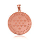 Gold US Army Historical Stars Engravable Pendant Chain