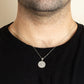 925 Sterling Silver United States Army Emblem Medallion & Pendant Chain