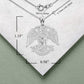 Silver 925 Double Headed Eagle Pendant Chain