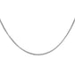 925 Sterling Silver Men's Box Chain Link 1.8mm