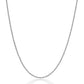 925 Sterling Silver Men's Rope Twisted Chain Link 1.25mm