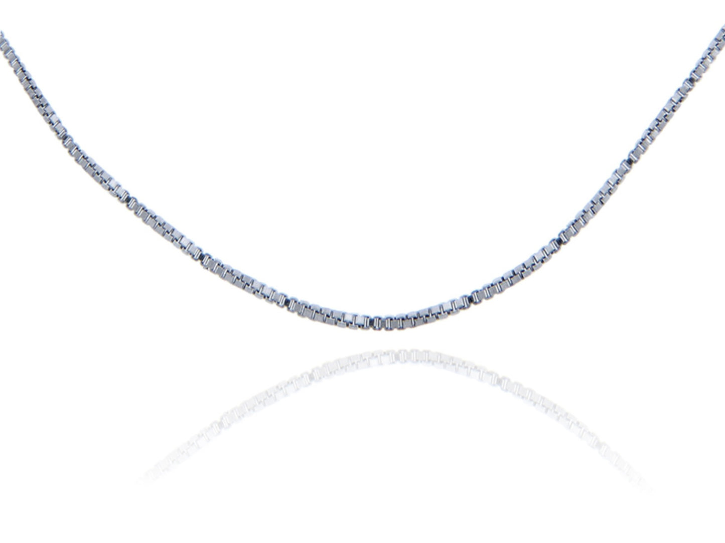 925 Sterling Silver Men's Box Chain Link 0.97mm