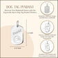 925 Sterling Silver Engravable Basketball Sports Dog Tag Pendant Chain