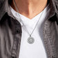 Silver Personalized Name Engraved Casino Gambling Roulette Pendant