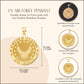 14K Yellow Gold United States Air Force Emblem Officially Licensed Medallion Pendant Chain
