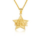 Gold United States Air Force Star Officially Licensed Pendant Chain