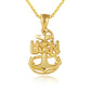 Gold United States Navy Officially Licensed Chief Petty Officer Anchor Pendant Chain