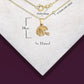 Gold Football Helmet Sports Pendant Chain
