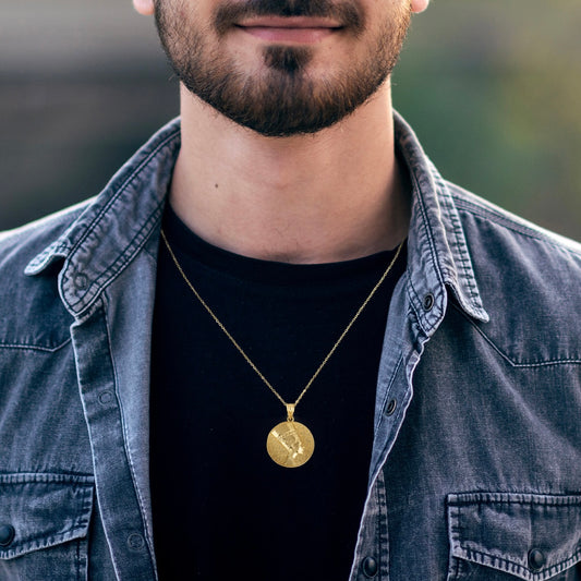 Gold Nefertiti Egyptian Queen Pharaoh Symbol Of Beauty And Feminine Power Pendant Chain