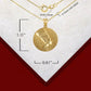 Gold Nefertiti Egyptian Queen Pharaoh Symbol Of Beauty And Feminine Power Pendant Chain