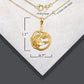 Gold Greek Myth Medusa Divine Power Of Femininity Pendant Chain