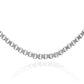 White Gold Men's Box Chain Link Chain 0.82mm