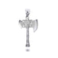 Gold Viking Battle Axe Norse Pendant Chain