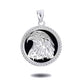 Silver 925 Black Onyx Eagle Pendant