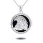 Silver 925 Black Onyx Eagle Pendant